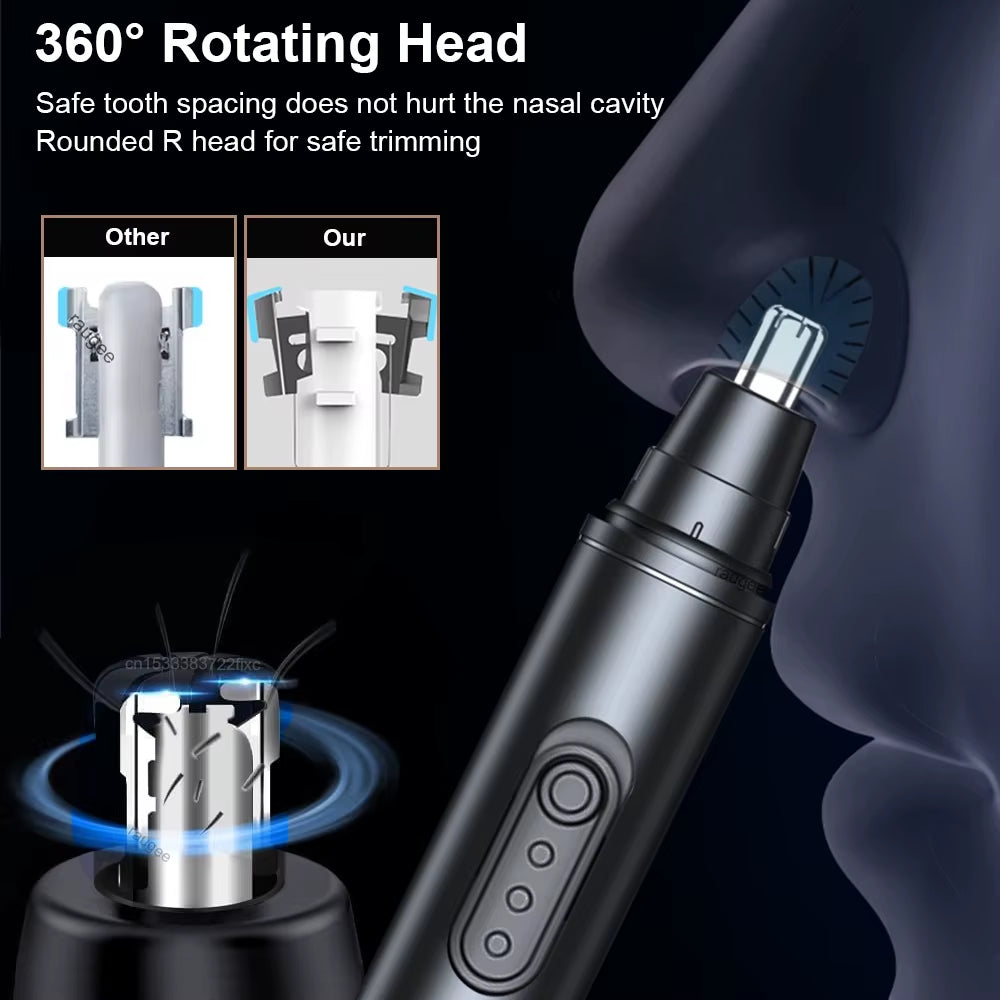 Nose Hair Trimmer Mini Trimmer for Nose Electric Hair Trimmer Nose Portable Hair Clipper Rechargeable Ear and Nose Hair Trimmer