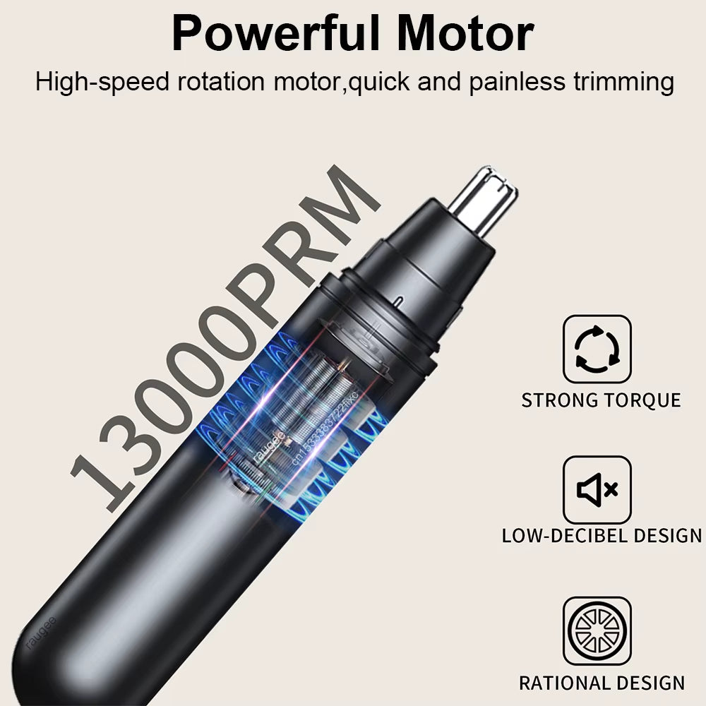 Nose Hair Trimmer Mini Trimmer for Nose Electric Hair Trimmer Nose Portable Hair Clipper Rechargeable Ear and Nose Hair Trimmer