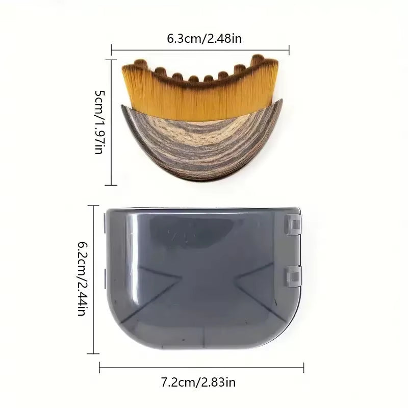 Lymphatic Contour Face Brush Dry Brushing Face Brush Lymphatic Drainage Massager for Face Chin Jawline Sculpting the Skin