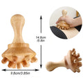 Wooden Massage Tools anti Cellulite Massage Wooden Roller Lymphatic Drainage Tool,Anti Cellulite Cup Mushroom Wood Therapy