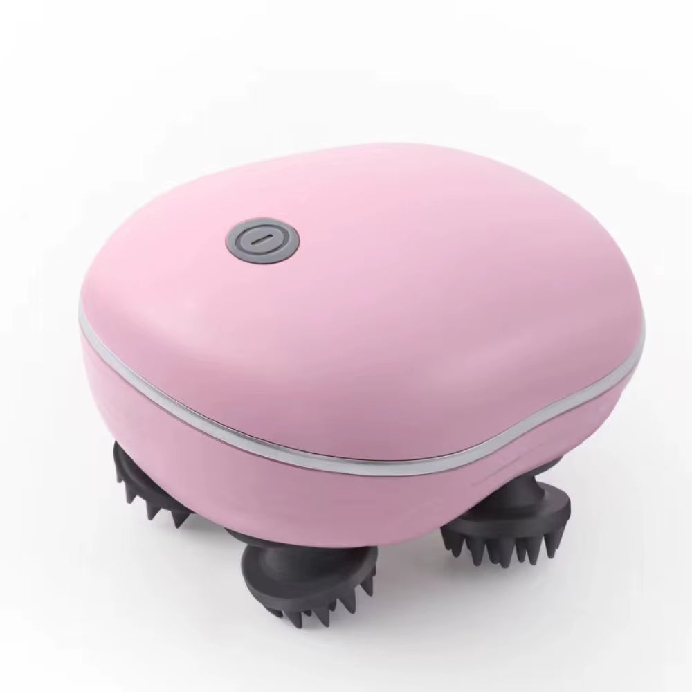 Muscle Massager Electric Head Massager Scalp Relax Vibration Scalp Massager Rechargeable Kneading Head Massage Machine Women/Men