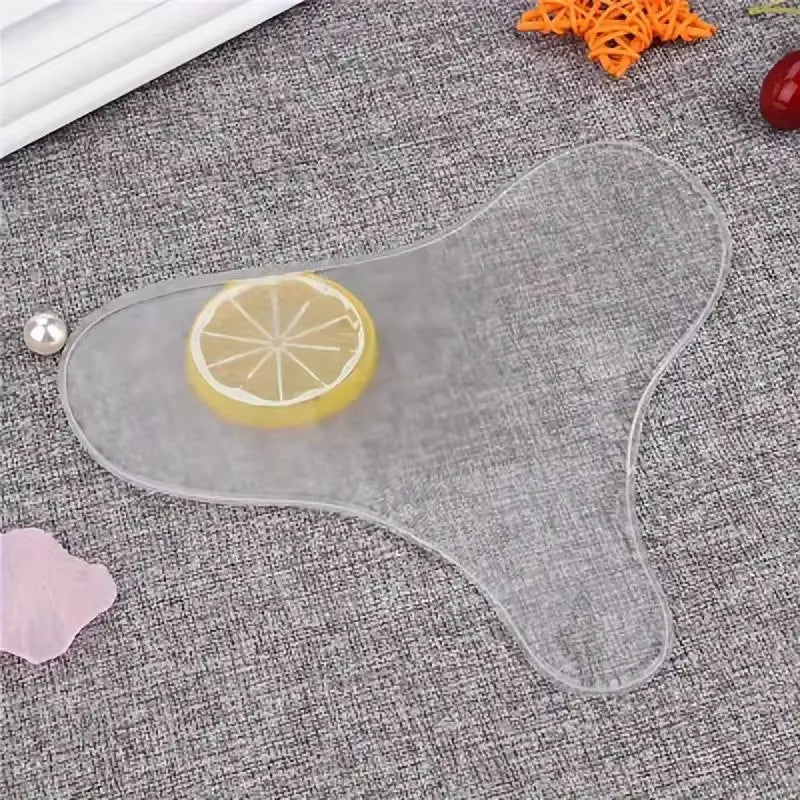 Reusable Silicone Chest Pads Patch Silicone Wrinkle Neck Chest Pad Full Face Pad Set Cleavage Pad Eye Pad for Women Girls
