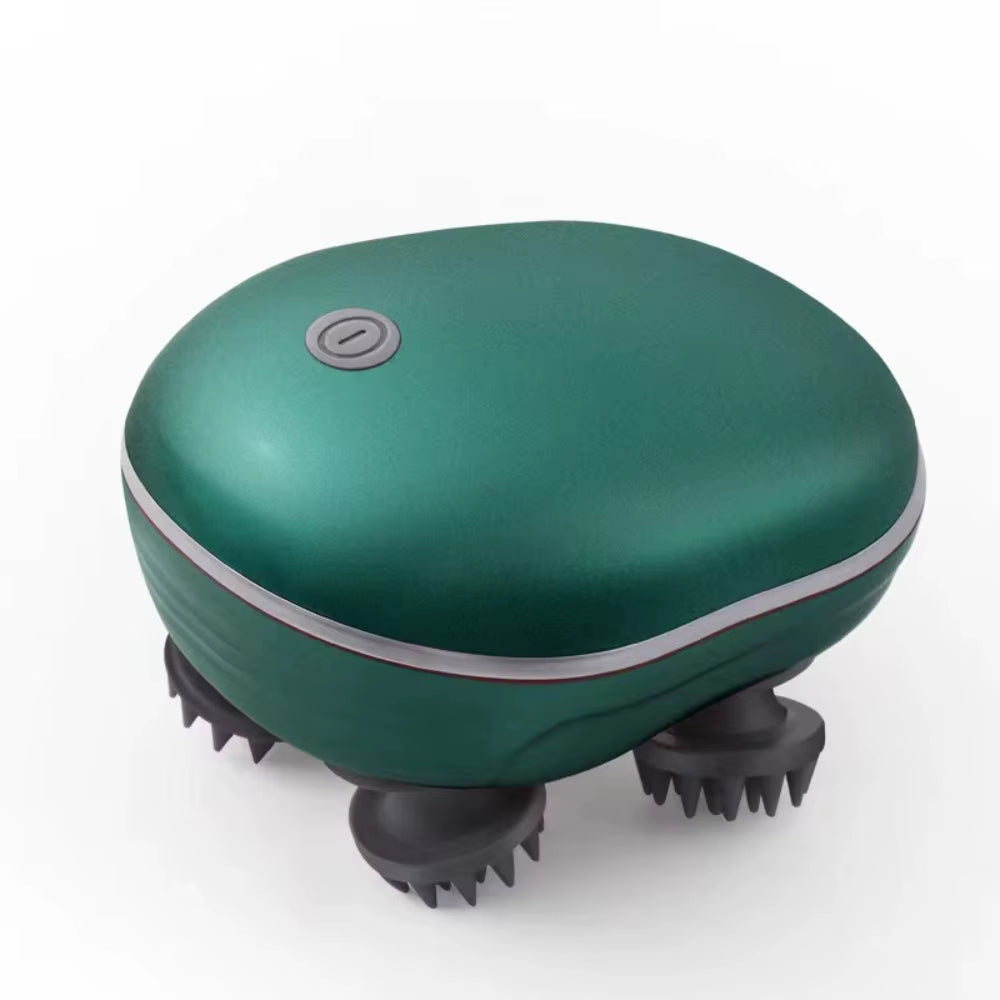 Muscle Massager Electric Head Massager Scalp Relax Vibration Scalp Massager Rechargeable Kneading Head Massage Machine Women/Men